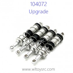 WLTOYS 104072 Upgrade Parts Front and Rear Shock Absorber Silver