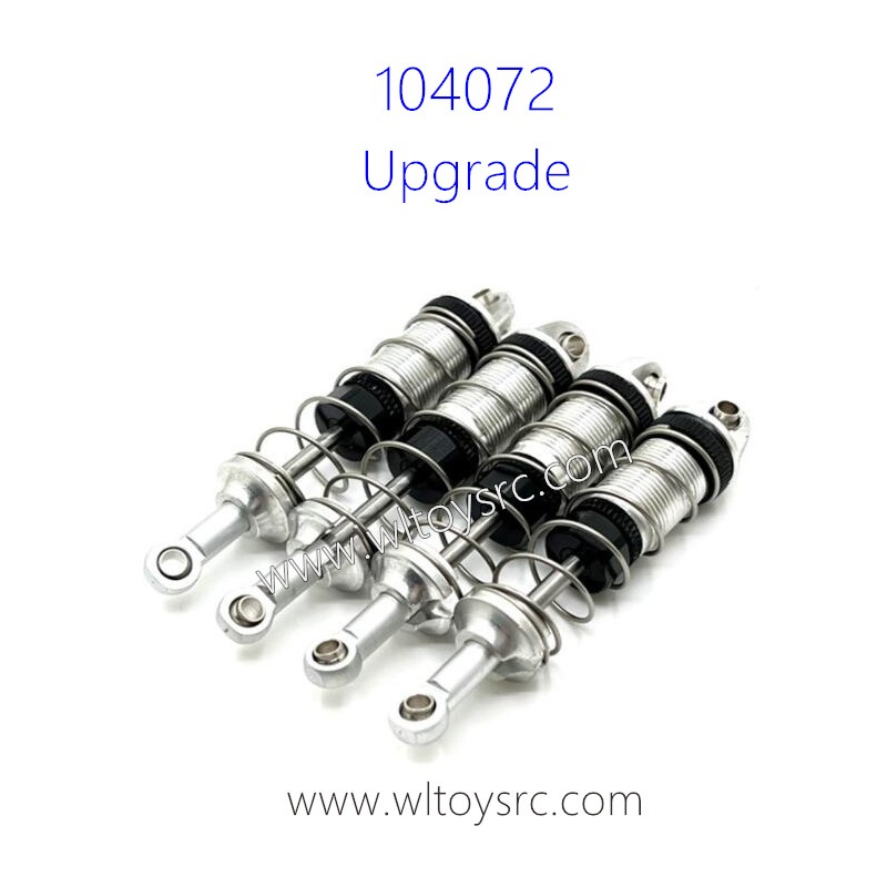 WLTOYS 104072 Upgrade Parts Front and Rear Shock Absorber Silver