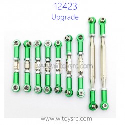 WLTOYS 12423 Upgrade Parts Metal Connect Rod set Green