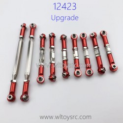 WLTOYS 12423 Upgrade Parts Metal Connect Rod set Red