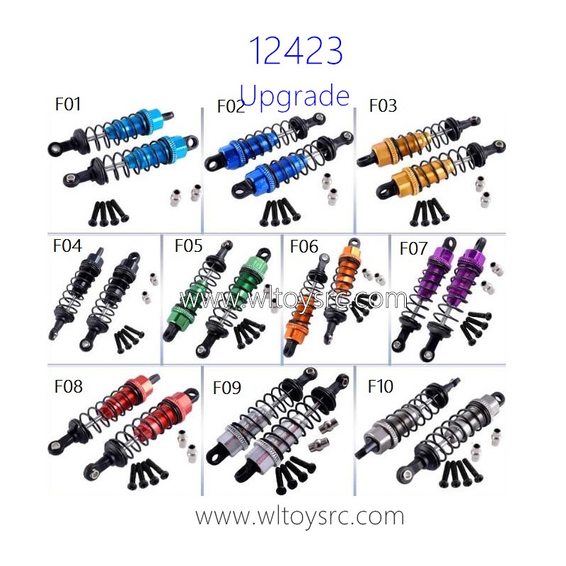 WLTOYS 12423 RC Car Upgrade Parts Front Shock Absorber
