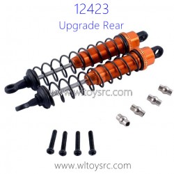 WLTOYS 12423 Upgrade Parts Rear Shock Absorber Orange