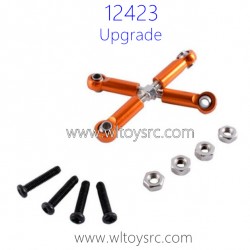 WLTOYS 12423 RC Car Upgrade Parts Front Upper Connect Rod Gold