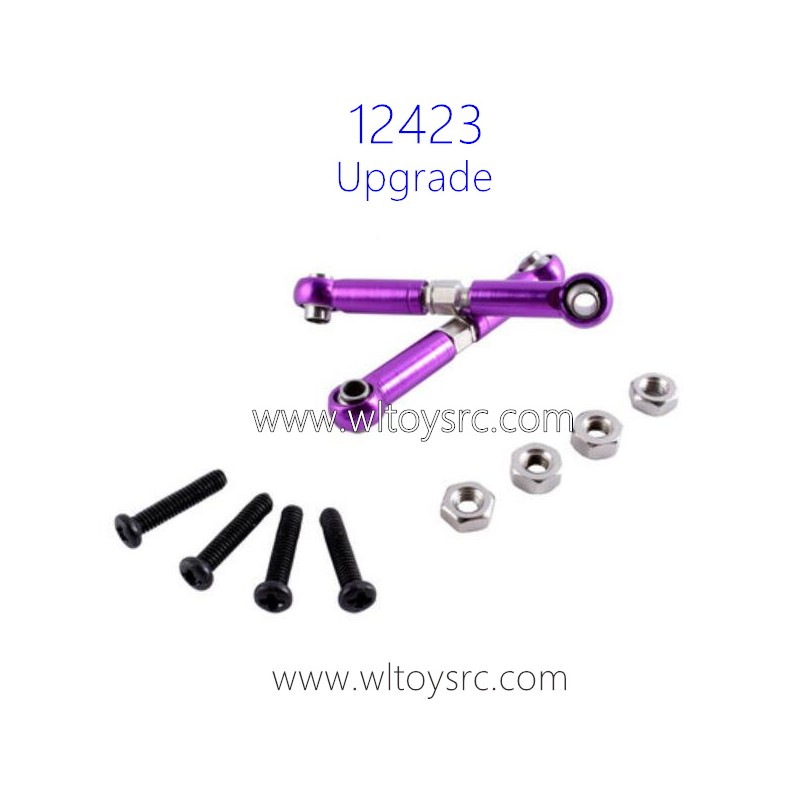 WLTOYS 12423 RC Car Upgrade Parts Front Upper Connect Rod Blue