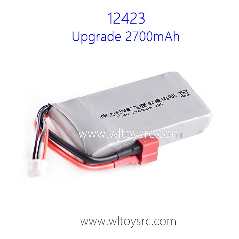 WLTOYS 12423 Upgrade Battery 2700mAh