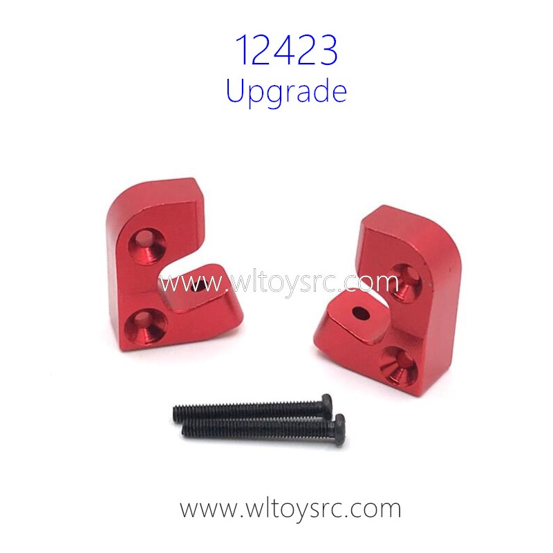 WLTOYS 12423 Upgrades Parts Rear Axle Fixing Seat Red