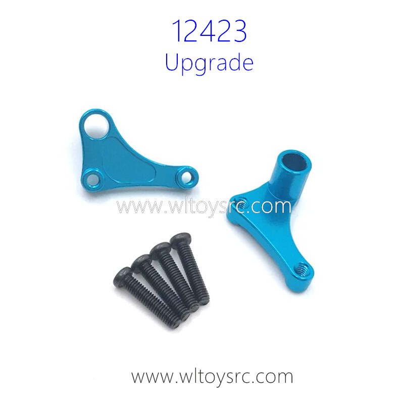 WLTOYS 12423 Upgrades Parts Steering shofar Blue