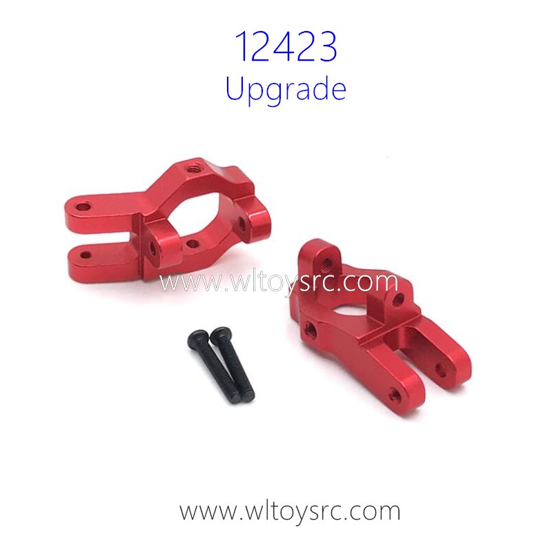 WLTOYS 12423 1/12 Upgrades Parts C-Type Seat Alloy Red