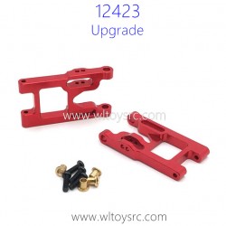 WLTOYS 12423 1/12 Upgrades Parts Front Swing Arm Metal Red