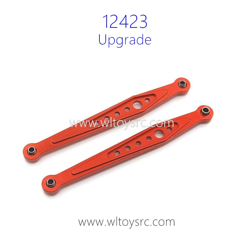 WLTOYS 12423 Upgrades Rear Axle fixing Connect Rod Red