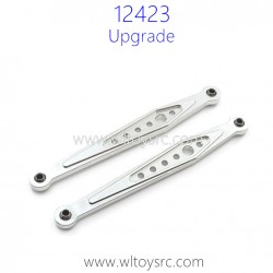 WLTOYS 12423 Upgrades Rear Axle fixing Connect Rod Silver