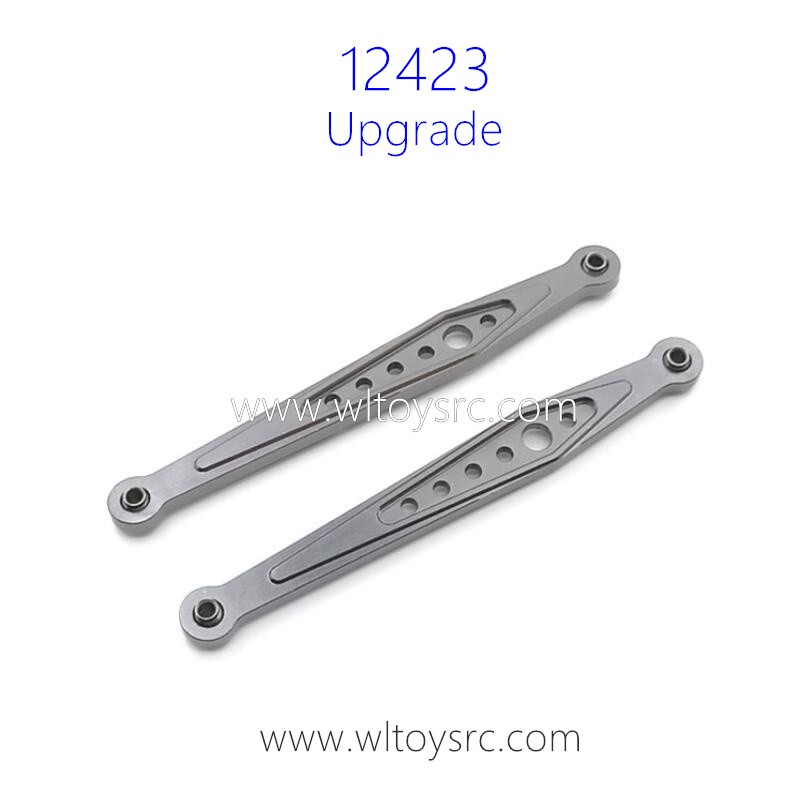 WLTOYS 12423 Upgrades Rear Axle fixing Connect Rod Titanium