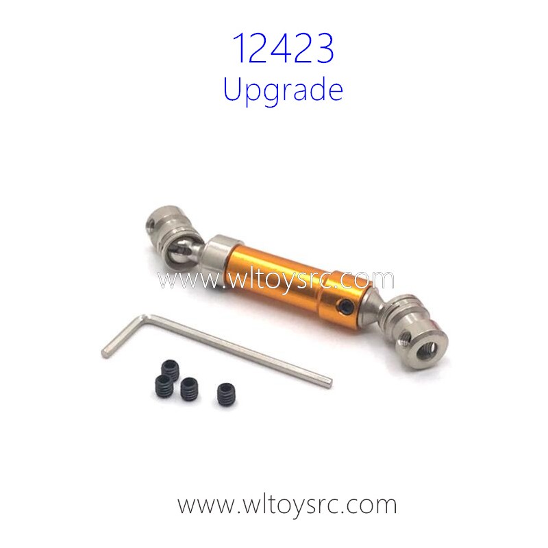 WLTOYS 12423 Upgrade Parts Bone Dog Shaft with Tool Gold