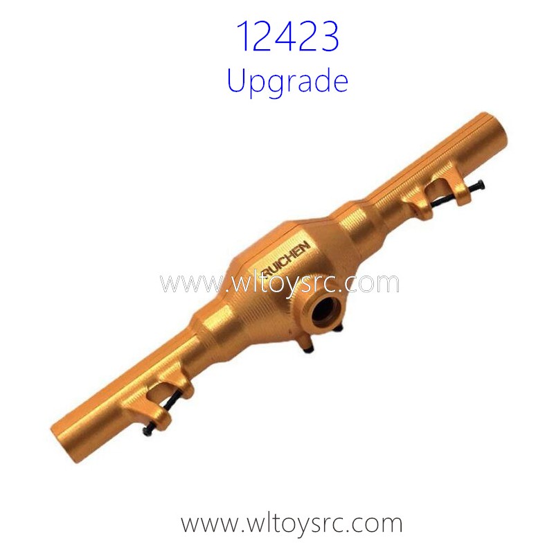 WLTOYS 12423 Upgrade Parts Rear Axle Shell Metal Gold