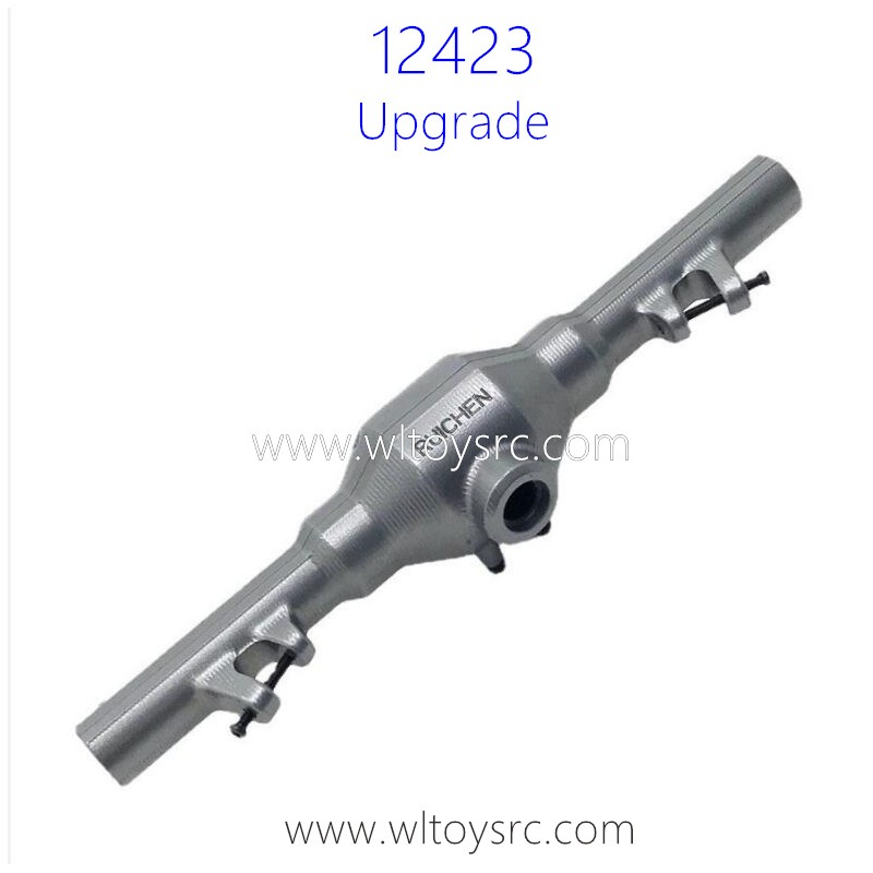 WLTOYS 12423 Upgrade Parts Rear Axle Shell Metal Grey