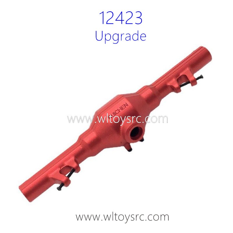 WLTOYS 12423 Upgrade Parts Rear Axle Shell Metal Red