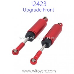 WLTOYS 12423 Upgrade Front Shocks Full Alloy Red