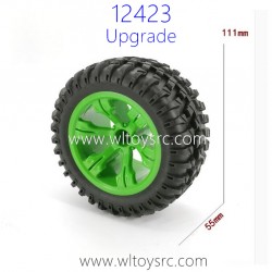 WLTOYS 12423 Upgrade Parts Wheel with Tires Big size