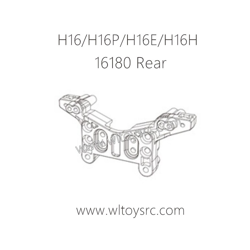 MJX Hyper Go H16P H16E H16H Parts 16180 Rear Shock Plate