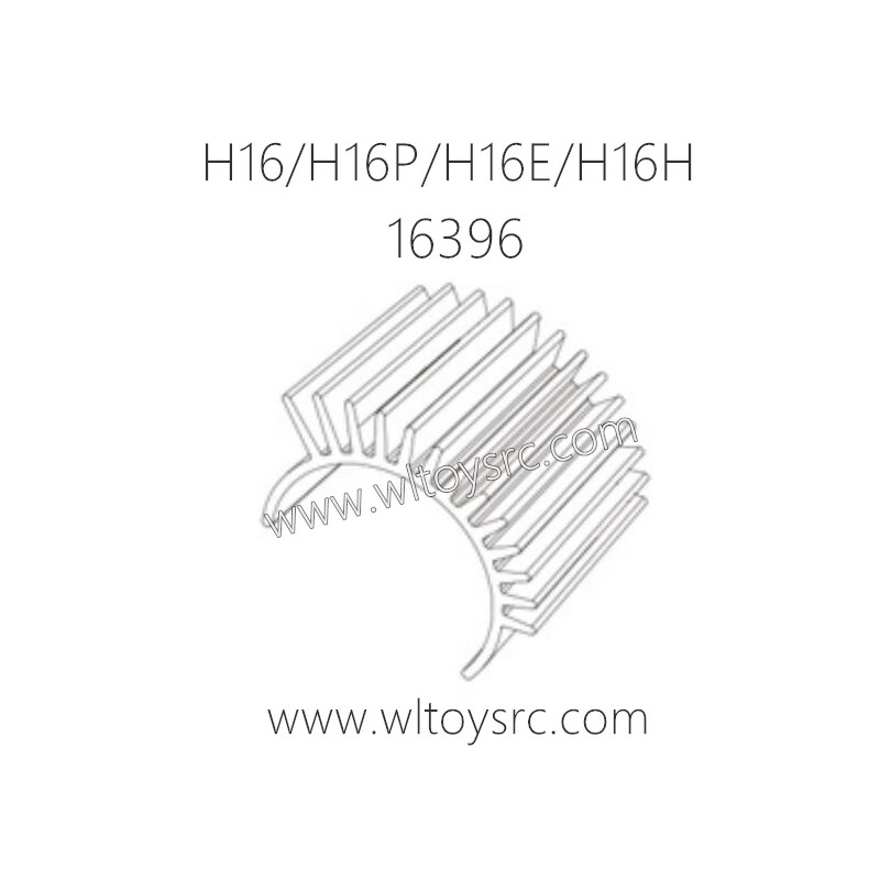 MJX H16P H16H H16E RC Car Parts 16396 Heat Sink