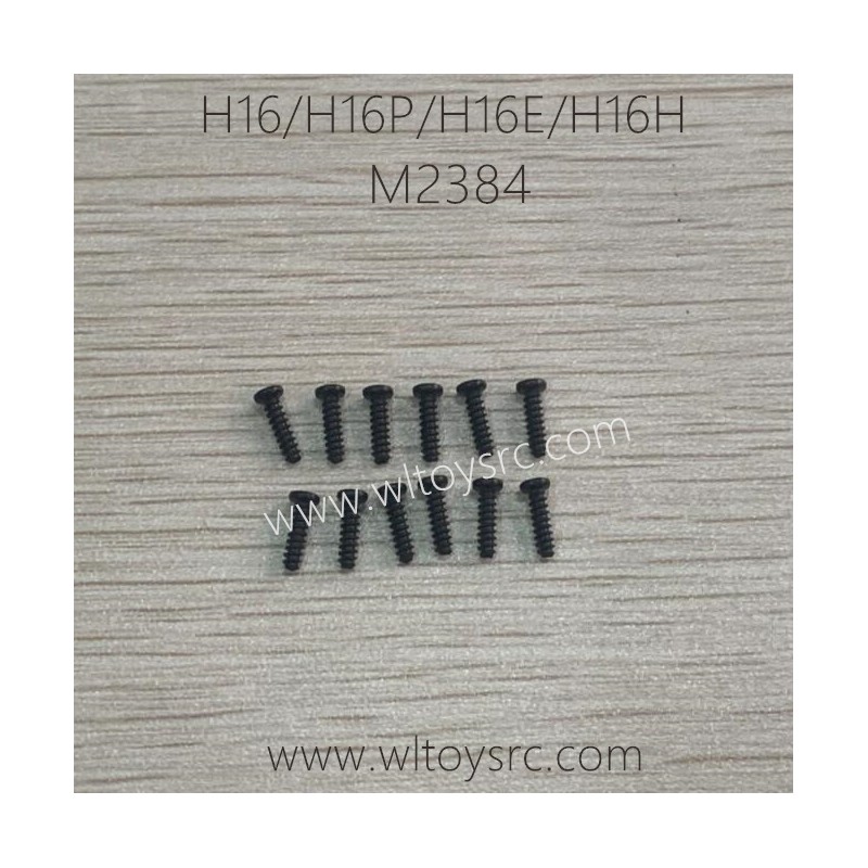 MJX Hyper Go H16 Parts M2384 Round Dead Flat Screw
