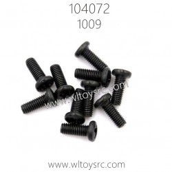 WLTOYS 104072 Parts 1009 Phillips Round Head Machine screw