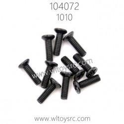 WLTOYS 104072 Parts 1010 Phillips Countersunk Head Machine Screw 3X10KM D5.5