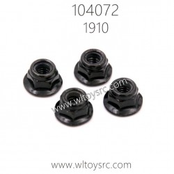 WLTOYS 104072 RC Car Parts 1910 M4 Flange Loose Nut