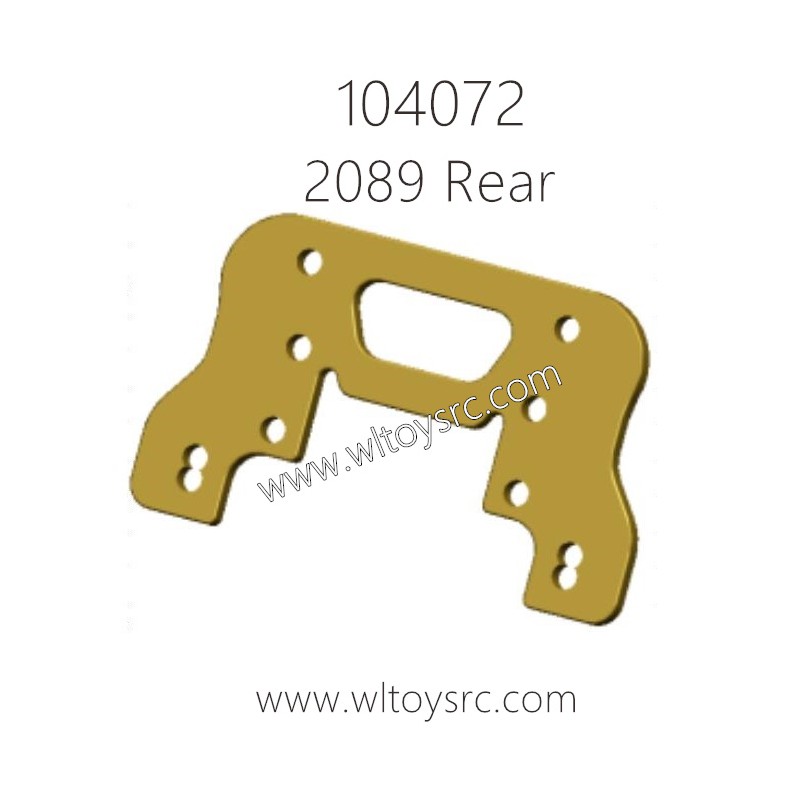 WLTOYS 104072 1/10 RC Car Parts 2089 Rear Shock Plate