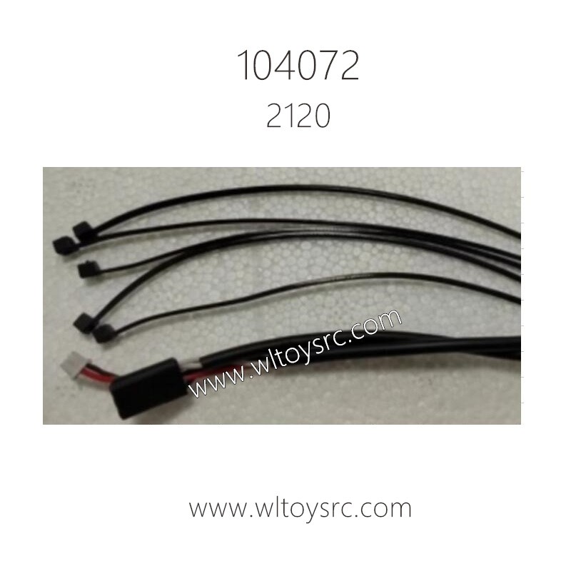 WLTOYS 104072 RC Car Parts 2120 Signal power line