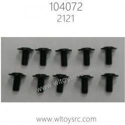 WLTOYS 104072 RC Car Parts 2121 Round head screw