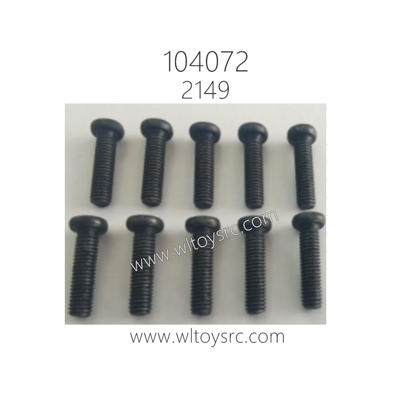 WLTOYS 104072 RC Car Parts 2149 Phillips round head Screws