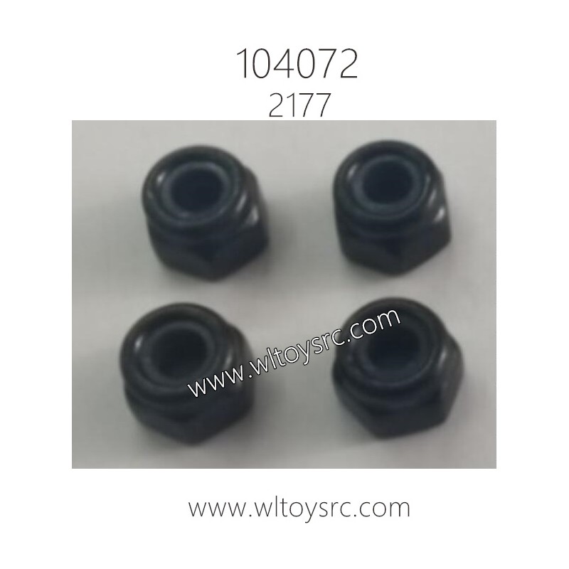 WLTOYS 104072 RC Car Parts 2177 M3 Lock Nuts