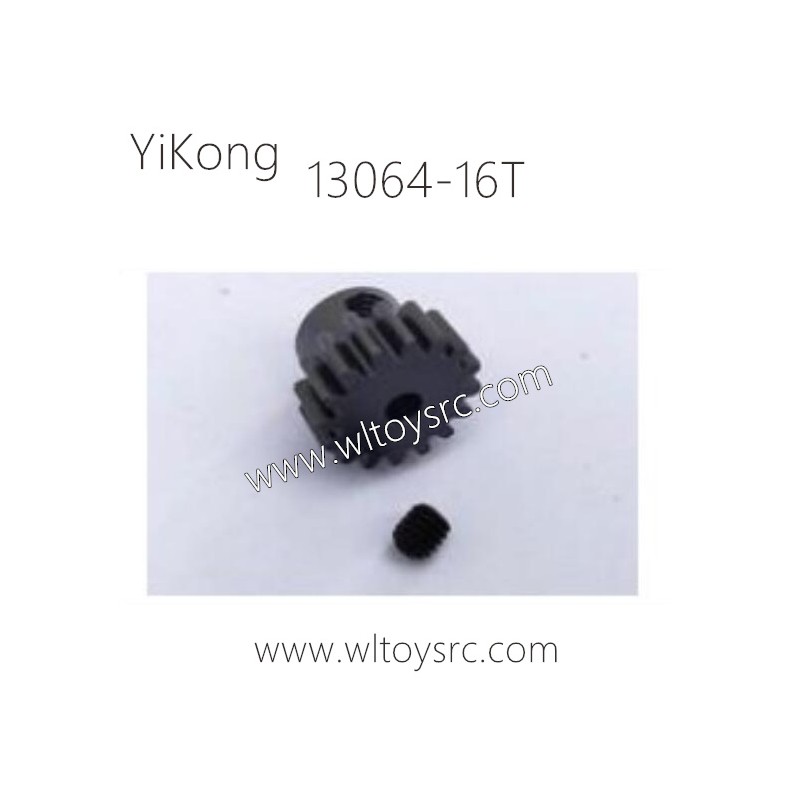 13064 Motor Gear 16T Parts for YIKONG 4102 Pro Car