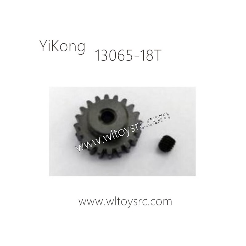 13065 Motor Gear 18T Parts for YIKONG 4102 Pro Car