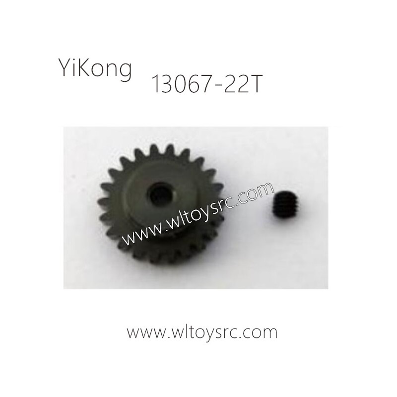 13067 Motor Gear 22T Parts for YIKONG 4102 Pro Car