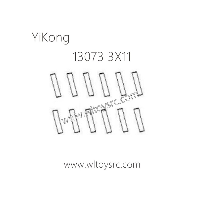 13073 MINI Pins 3x11 Parts for YIKONG RC Car