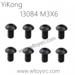 13084 Pan head hexagon Screws M3X6 Parts for YIKONG RC Car