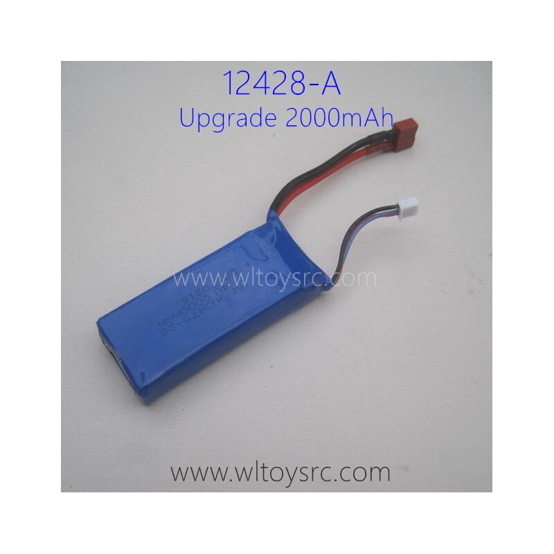 WLTOYS 12428-A Upgrade Parts, 7.4V Lipo Battery