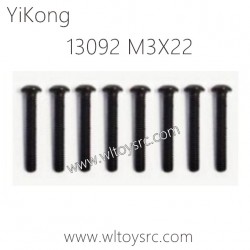13092 Pan head hexagon Screws M3X22 Parts for YIKONG RC Car