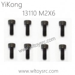 13110 Cup head hexagon M2X6 Parts for YIKONG RC Car