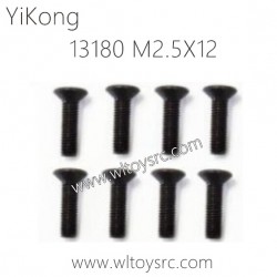 13180 Cup head socket head screw M2.5X12 Parts for YIKONG RC Crawler