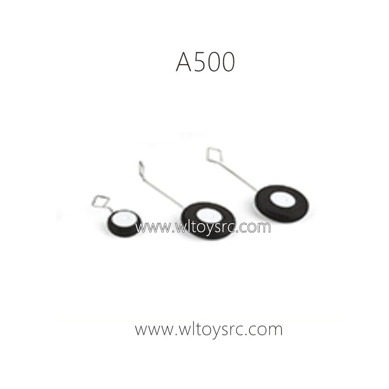 WLTOYS XK A500 Parts Landing Skids Wheel kit