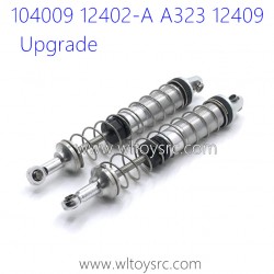WLTOYS 104009 12402-A A323 12409 Upgrade Parts Metal Shock Absorber Silver