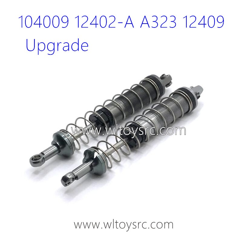 WLTOYS 104009 12402-A A323 12409 Upgrade Parts Metal Shock Absorber Titanium