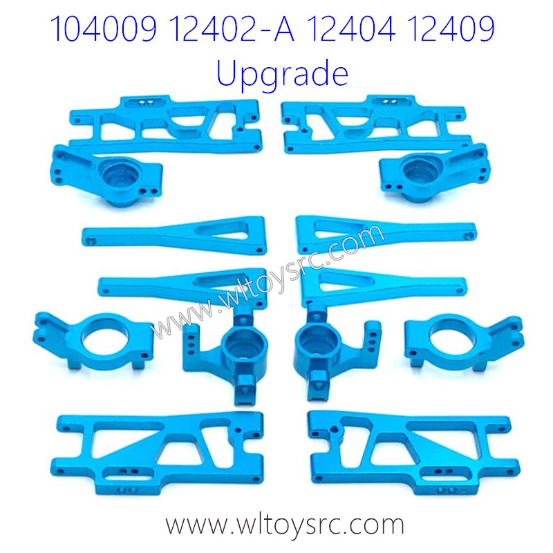 WLTOYS 104009 12402-A A323 12409 Upgrade Front and Rear Swing Arm kit
