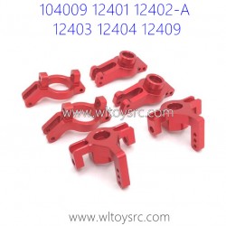 WLTOYS 104009 12401 12402-A 12403 12404 12409 Upgrade Metal Parts Red