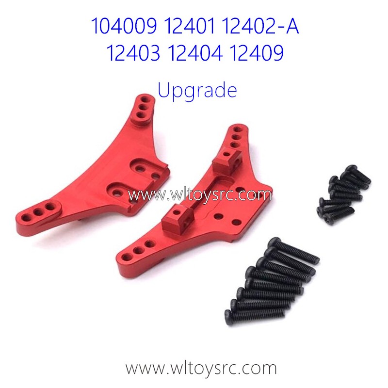 WLTOYS 104009 12401 12402-A 12403 12404 12409 Upgrade Car Shell Support Frame Red