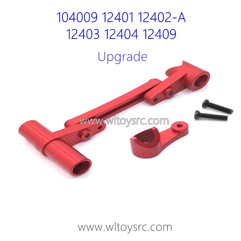 WLTOYS 104009 12401 12402-A 12403 12404 12409 Upgrade Steering Kit Red