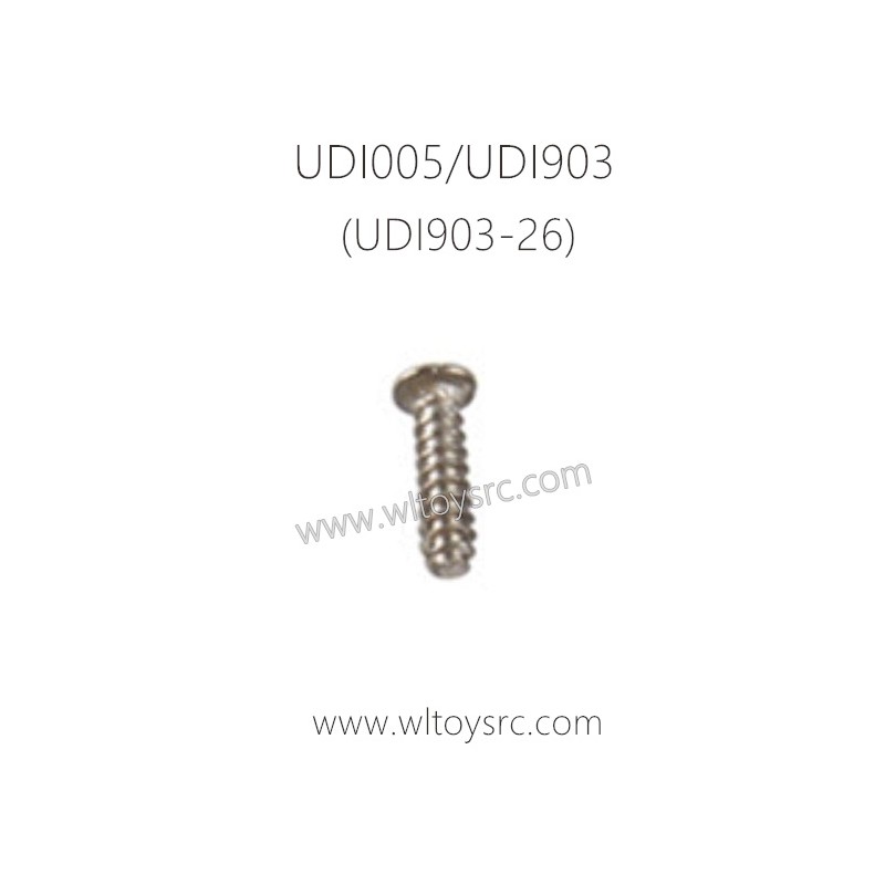 UDIRC UDI005 RC Racing Boat Parts UDI903-26 2.6X10 Flat head screw